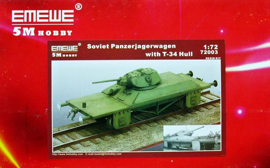 1/72 Soviet Panzerjagerwagen with T-34 Hull