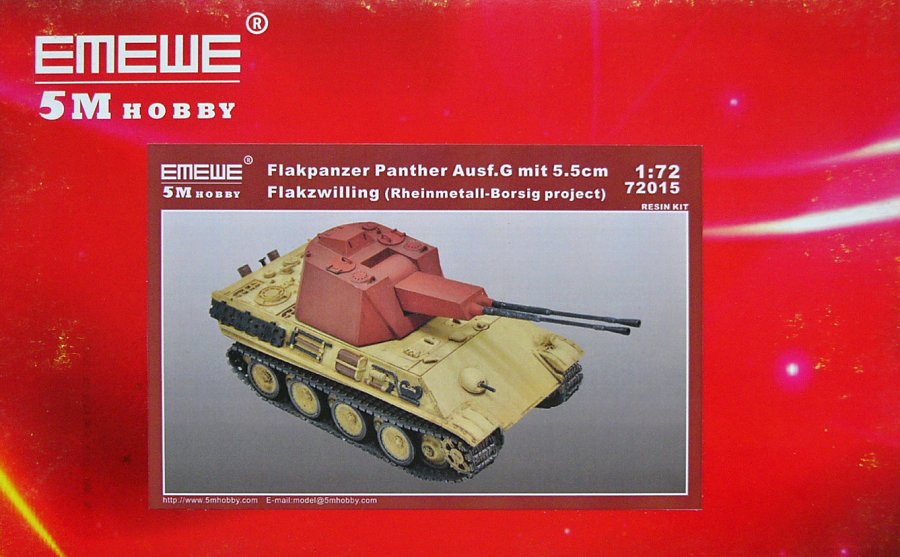 1/72 Panther Ausf.G w/ 5.5cm Flakzwilling No.2