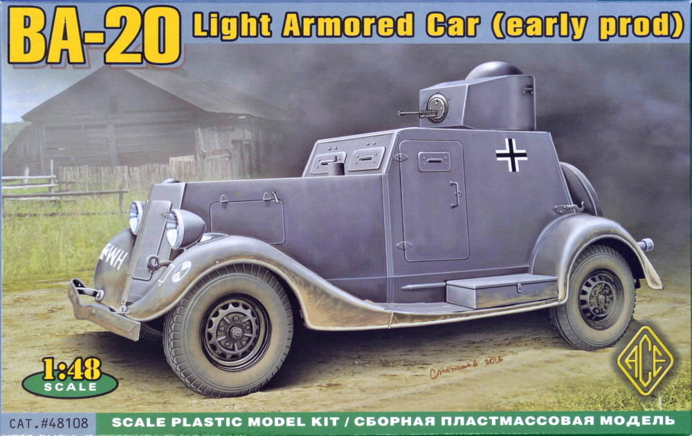 1/48 BA-20 Light Armored Car (early prod.)