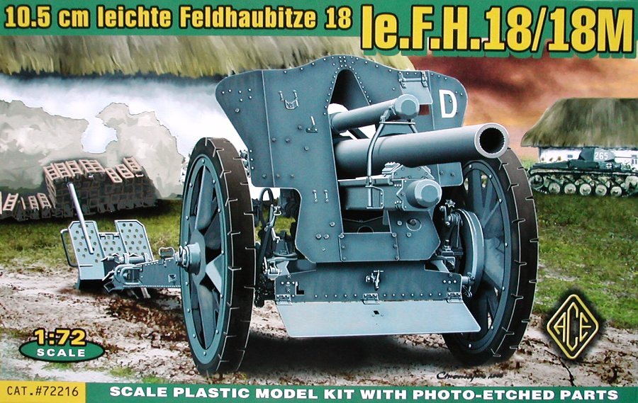 1/72 German 105mm FH 18 Field Howitzer (re-edit.)