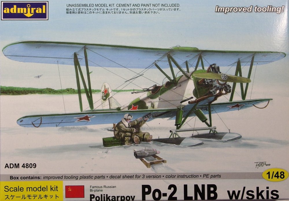 1/48 Polikarpov Po-2 LNB w/ skis (3x camo)