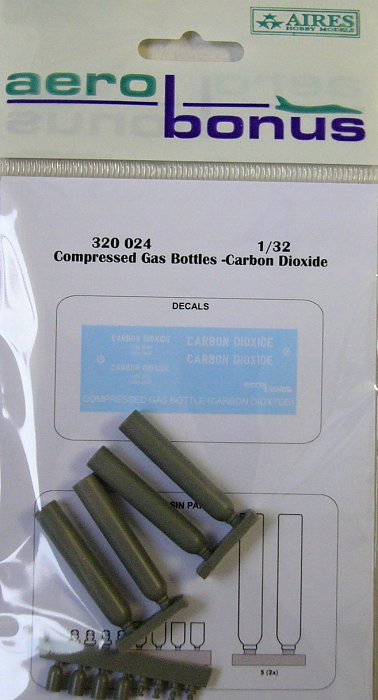 1/32 Compressed gas bottles - Carbon Dioxide