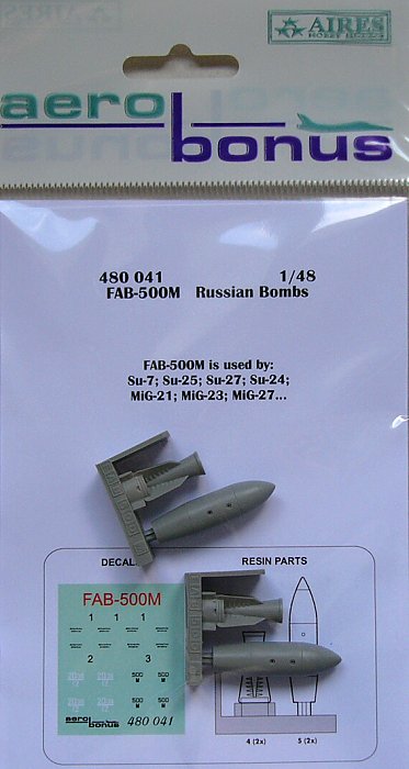1/48 FAB-500M Russian bombs
