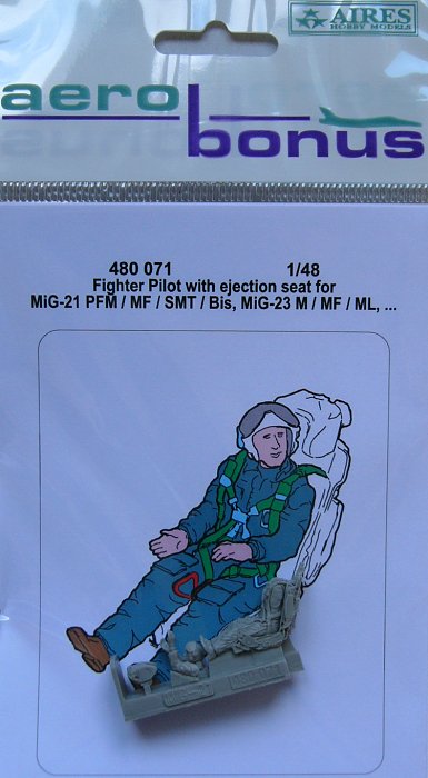 1/48 MiG-21 MF/Bis/SMT pilot w/ ejection seat