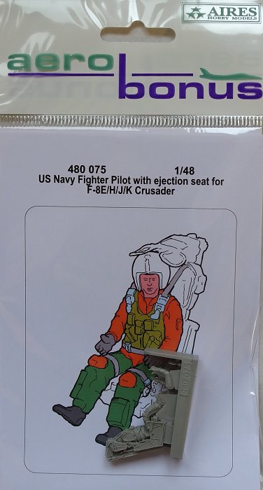 1/48 US Navy fighter pilot with ejection seat