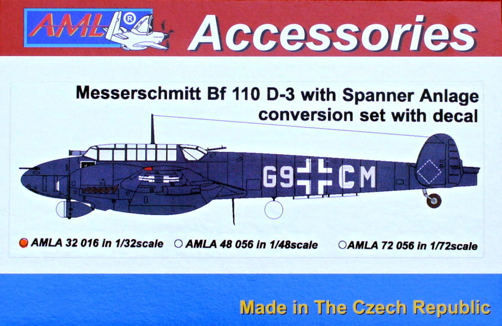 1/32 Bf 110 D-3 w/ Spanner Anlage - Conversion set