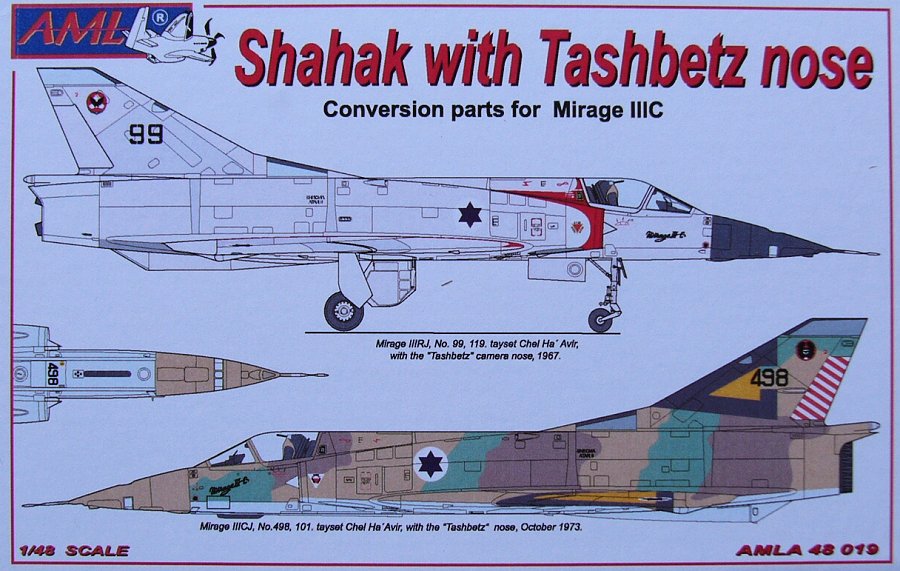 1/48 Shahak w/ Tashbetz nose (Conv. Mirage IIIC)