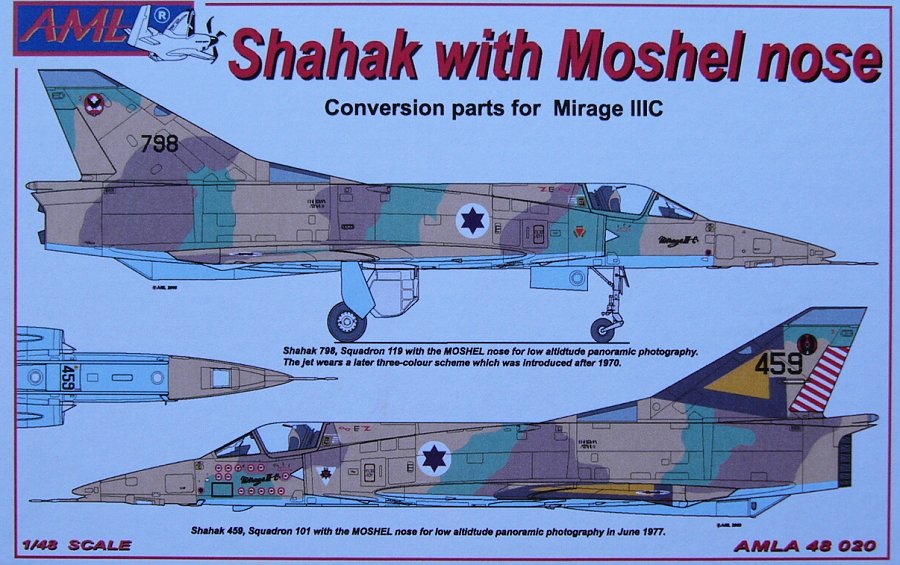 1/48 Shahak w/ Moshel nose (Conv. for Mirage IIIC)