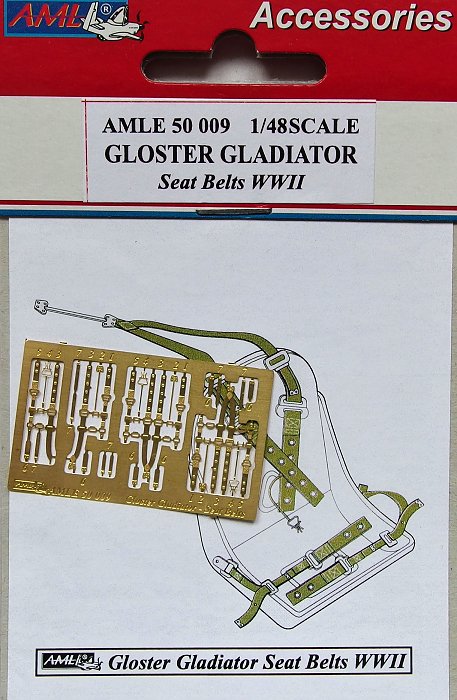1/48 Seatbelts WWII Gloster Gladiator
