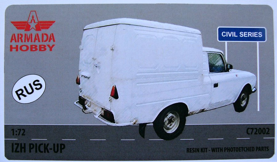 1/72 IZH Pickup-up w/ body (civil series)