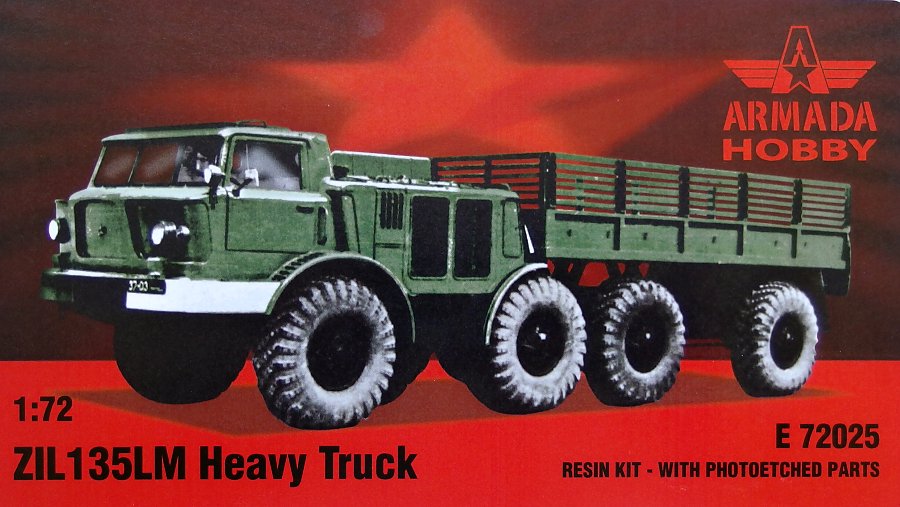 1/72 ZIL-135LM Heavy Truck (resin kit & PE)