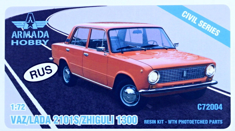 1/72 VAZ/LADA 2101S / ZHIGULI 1300 (resin kit)