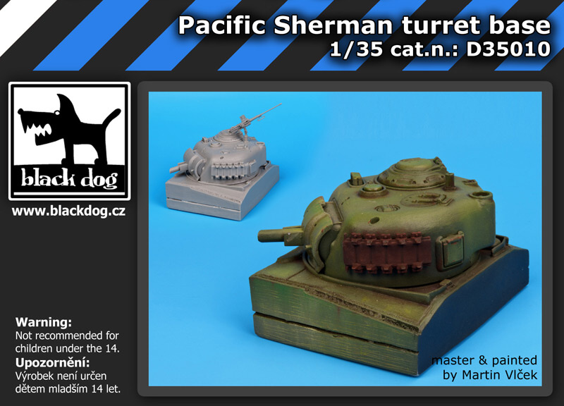 1/35 Pacific Sherman turret base