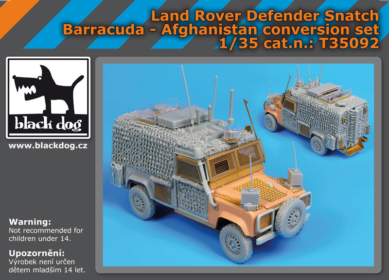 1/35 Land Rover Defender Snatch Barracuda Conv.set