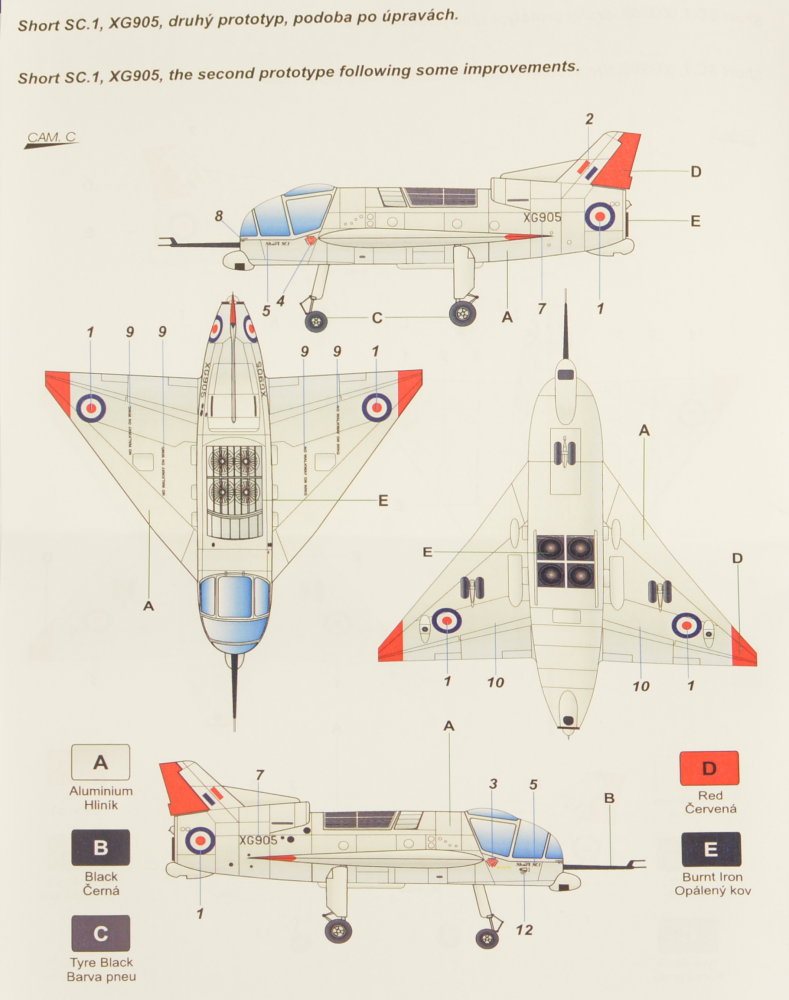 MODELIMEX Online Shop | 1/72 Short SC-1 'First British VTOL Aircraft ...