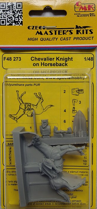 1/48 Chevalier Knight on Horseback (2 fig.)