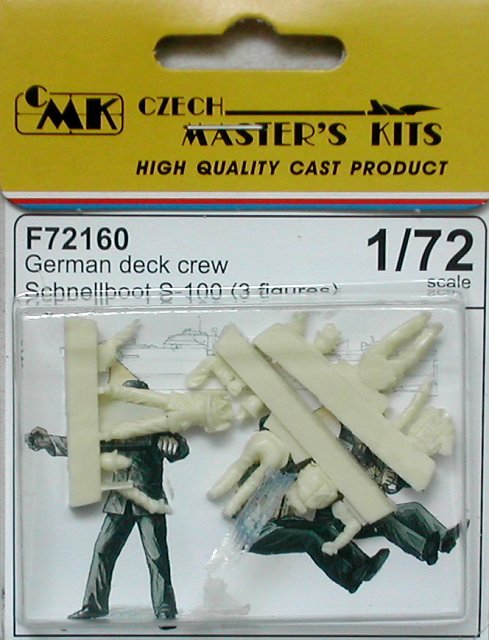 1/72 German deck crew for S-100 Schnellboat(3 fig)