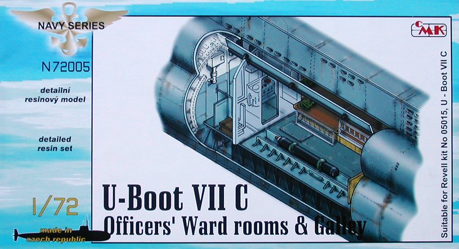 1/72 U-Boot VII - Officer's Ward rooms & Galley