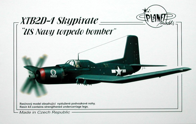 1/72 XTB2D-1 Skypirate (US Navy torpedo bomber)