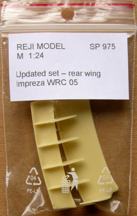 1/24 Rear Wing - Impreza WRC 05