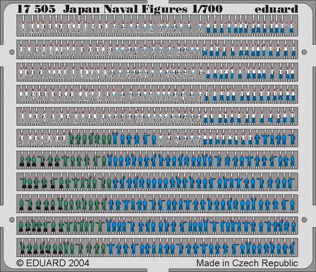 1/700 IJN Naval Figures