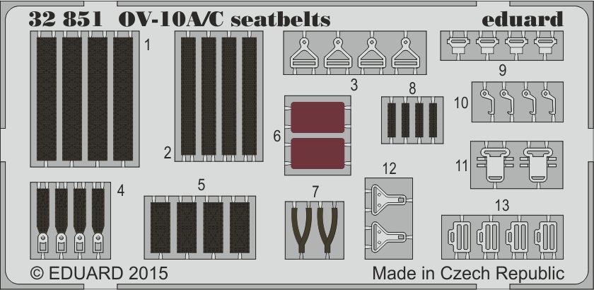 SET OV-10A/C seatbelts (KITTYH)