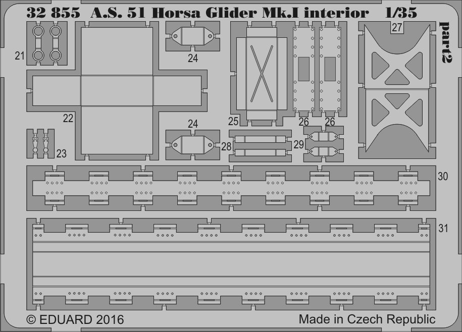 SET A.S.51 Horsa Glider Mk.I interior (BRONCO)