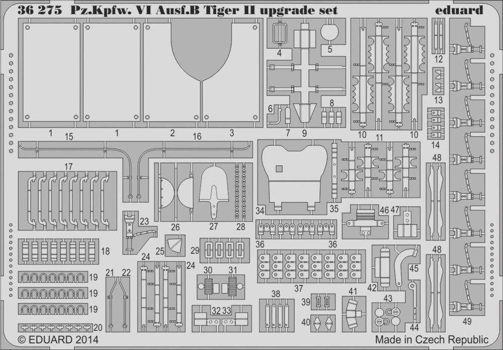 SET Pz.Kpfw. VI Ausf. B Tiger II upgrade set (EDU)