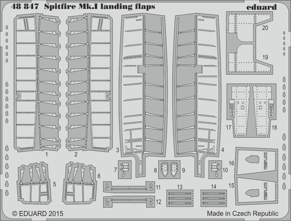 SET Spitfire Mk.I landing flaps (AIRF)