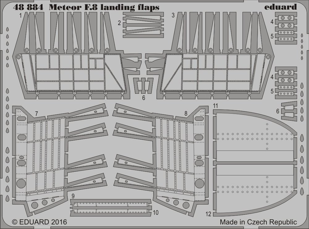 SET Meteor F.8 landing flaps (AIRF)
