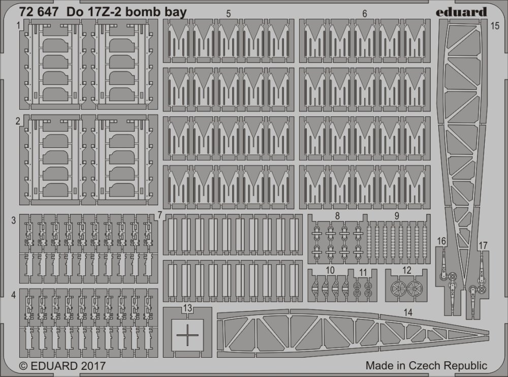 SET Do 17Z-2 bomb bay (ICM)