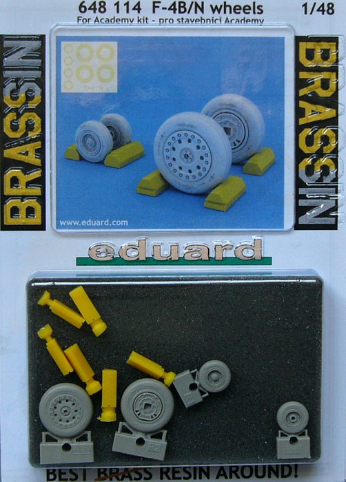 BRASSIN 1/48 F-4B/N wheels (ACAD)