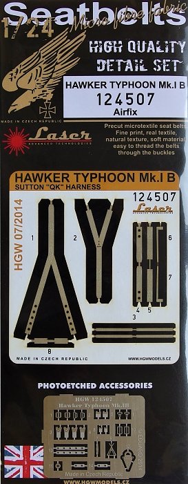 1/24 Seatbelts Hawker Typhoon Mk.IB (LASER)