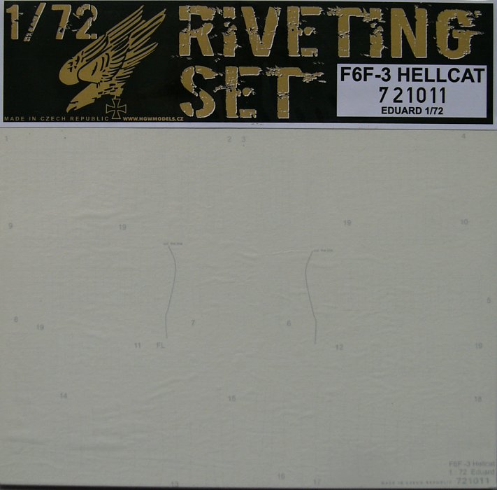 MODELIMEX Online Shop | 1/72 Rivets - F6F-3 Hellcat (EDU) | your ...