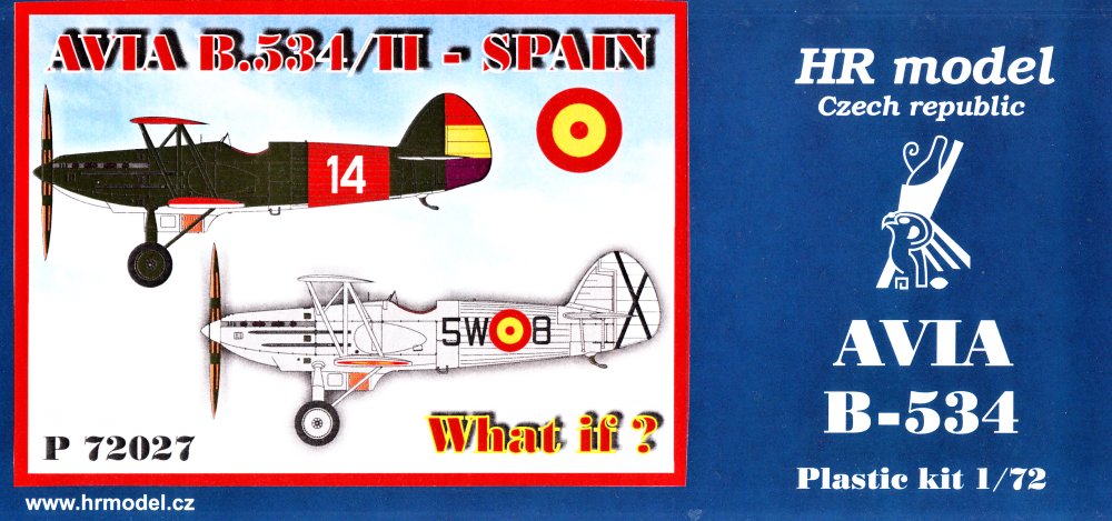 1/72 Avia B-534/II (Spain, What If)