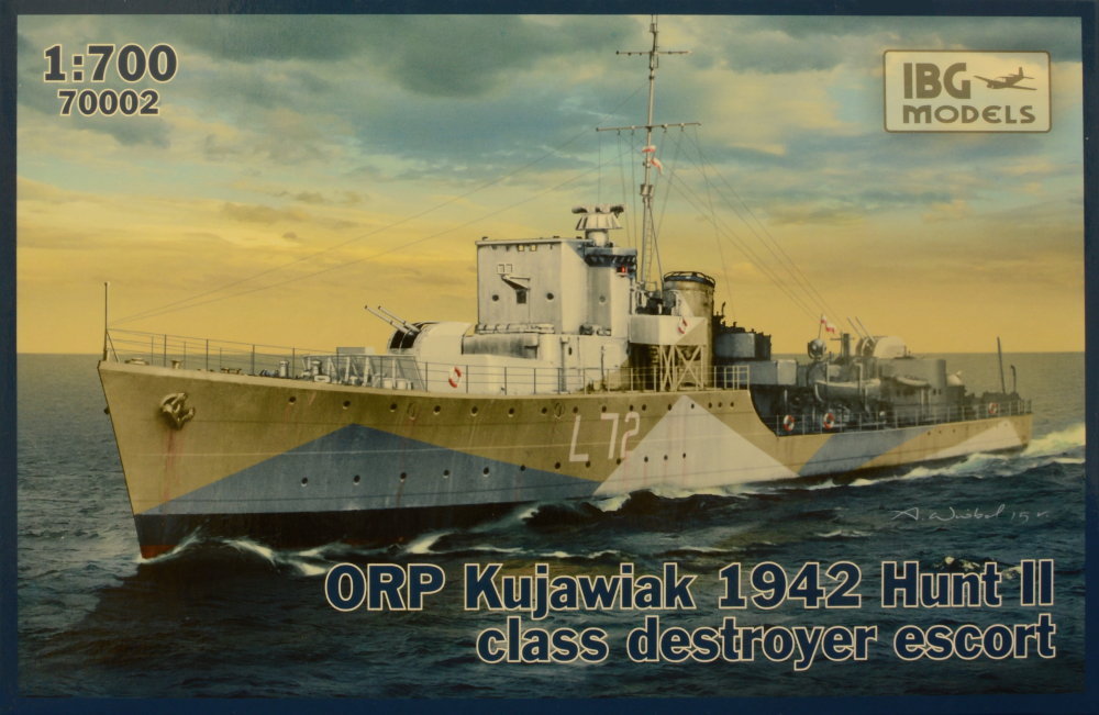 1/700 ORP Kujawiak 1942 Hunt II (w/ PE,waterline)