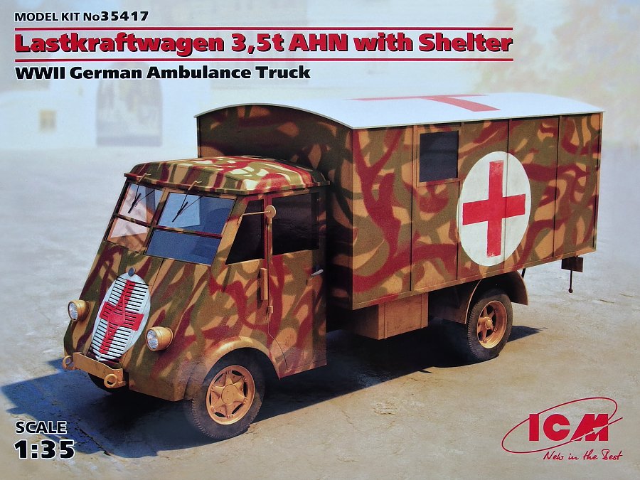 1/35 Lastkraftwagen 3,5t AHN Ambulance Truck WWII