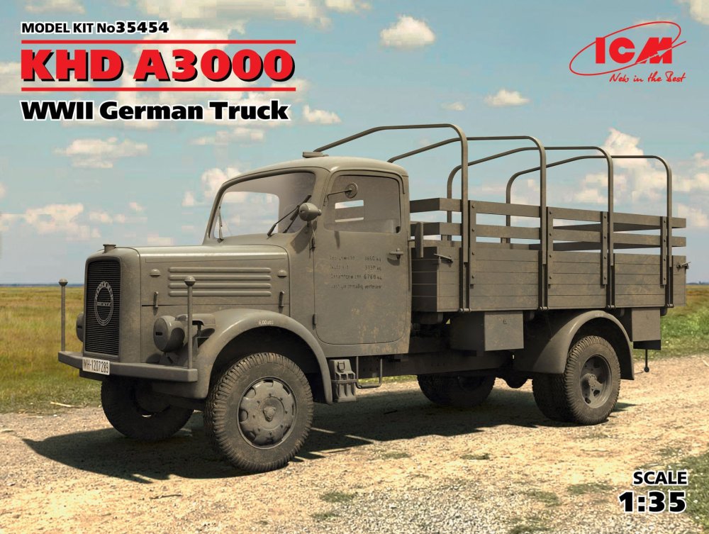 1/35 KHD A3000 German WWII Truck (2x camo)