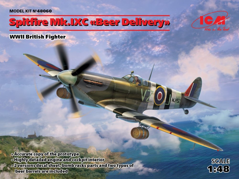 1/48 Spitfire Mk.IXC Beer Delivery British Fighter