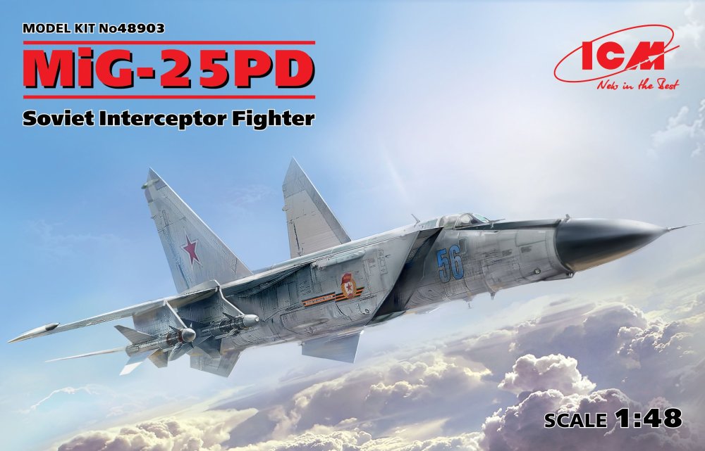 1/48 MiG-25 PD Soviet Interceptor Fighter