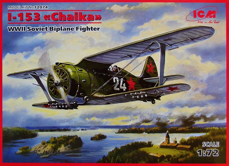 1/72 I-153 Chaika Soviet Biplane Fighter