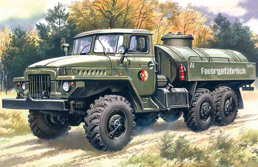 MODELIMEX Online Shop | 1/72 Ural-375D Soviet Army fuel truck