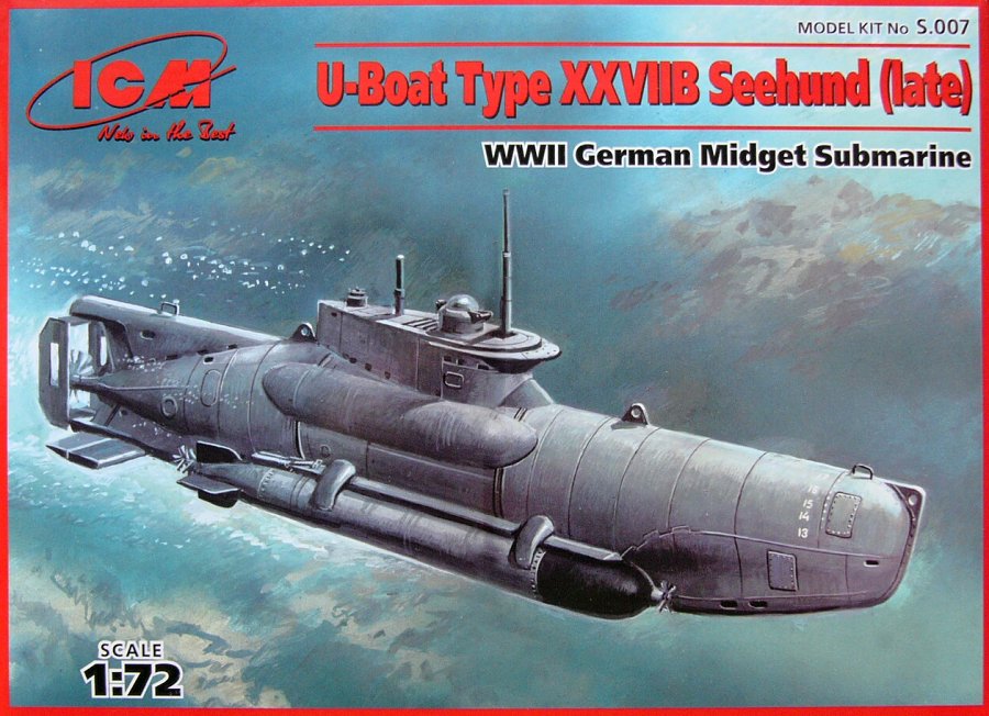 1/72 U-Boat Type XXVIIB 'Seehund' (late)