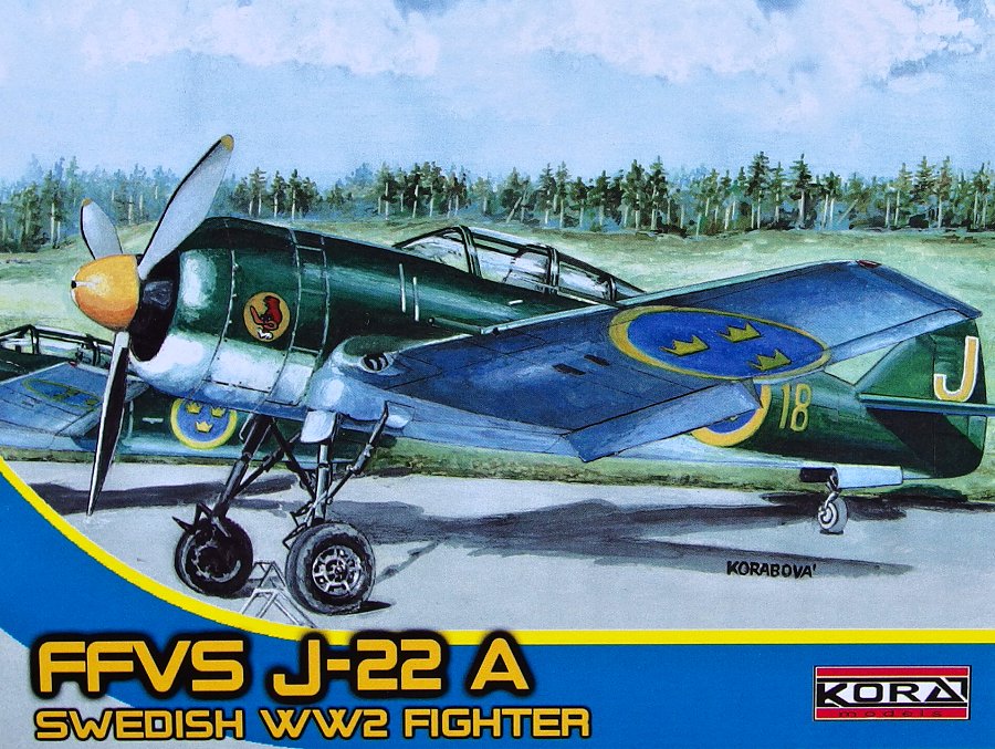 KORA Decals 1/72 FFVS SAAB J-22A Swedish WWII Fighter Part 1 