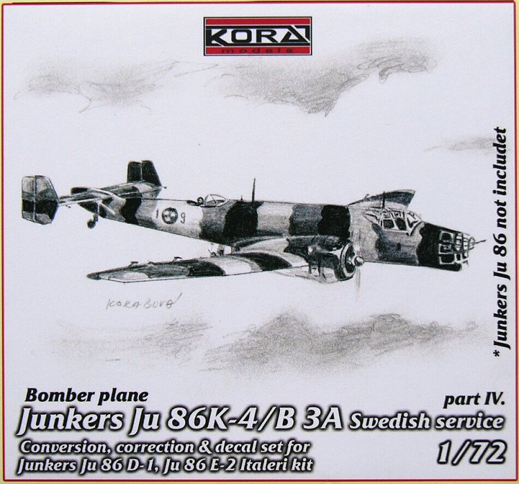 1/72 Ju 86K-4/B3A Swedish - Conv.set (Part IV.)