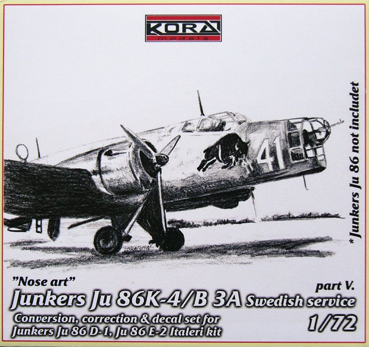 1/72 Ju 86K-4/B3A Swedish - Conv.set (Part V.)