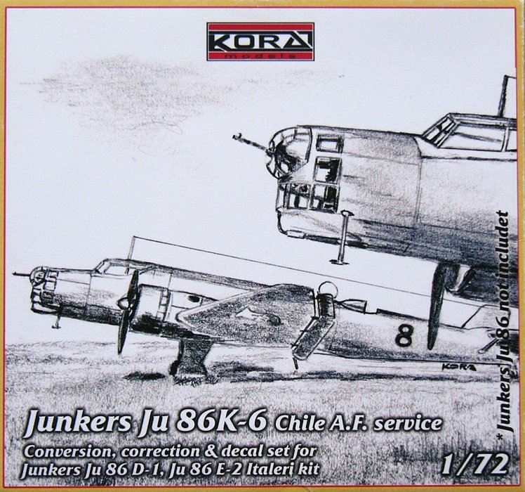 1/72 Ju 86K-6 Chile A.F. service - Conv.Set (ITAL)