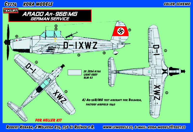 1/72 Arado Ar-96B/MG German Service (HELL)