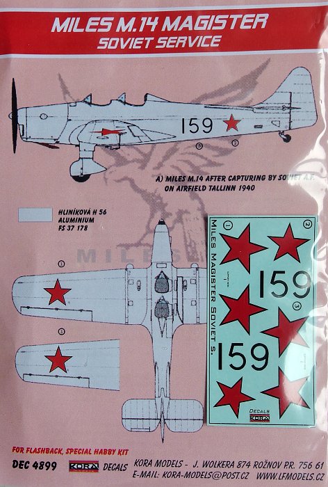 1/48 Decals Miles M.14 Magister (Soviet Service)