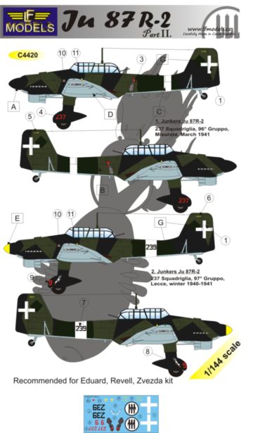 1/144 Decals Ju 87R-2 part 2